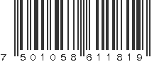 EAN 7501058611819