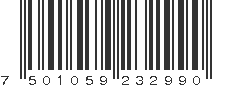 EAN 7501059232990