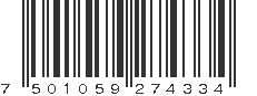 EAN 7501059274334