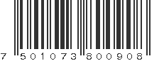 EAN 7501073800908