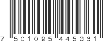 EAN 7501095445361