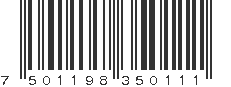 EAN 7501198350111