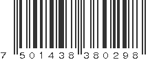 EAN 7501438380298