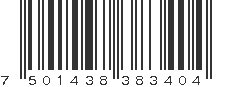 EAN 7501438383404