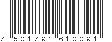 EAN 7501791610391