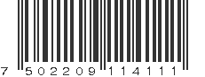 EAN 7502209114111