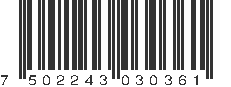 EAN 7502243030361