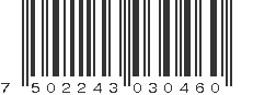 EAN 7502243030460