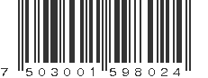 EAN 7503001598024