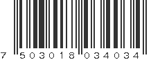 EAN 7503018034034