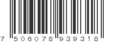 EAN 7506078939318