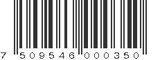 EAN 7509546000350