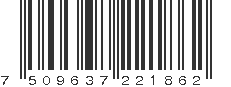 EAN 7509637221862