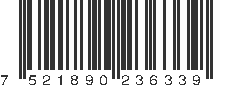 EAN 7521890236339