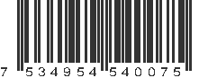 EAN 7534954540075