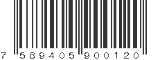 EAN 7589405900120