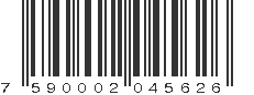 EAN 7590002045626