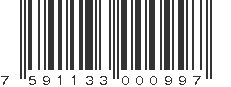 EAN 7591133000997