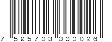 EAN 7595703330026