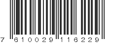 EAN 7610029116229