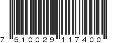 EAN 7610029117400