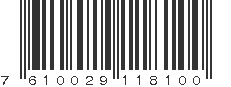 EAN 7610029118100