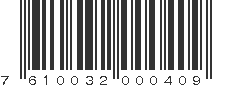 EAN 7610032000409