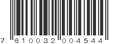 EAN 7610032004544