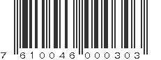 EAN 7610046000303