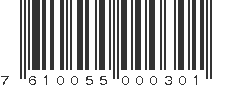 EAN 7610055000301