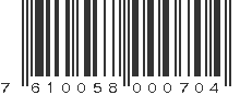 EAN 7610058000704