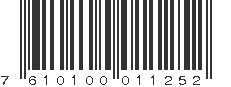 EAN 7610100011252