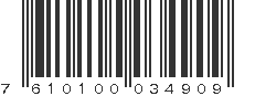 EAN 7610100034909