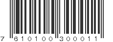 EAN 7610100300011