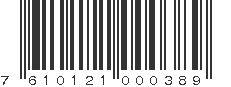 EAN 7610121000389