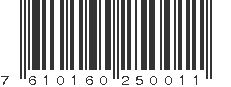 EAN 7610160250011
