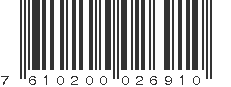 EAN 7610200026910