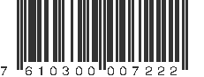 EAN 7610300007222