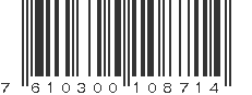 EAN 7610300108714