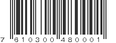 EAN 7610300480001