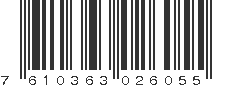 EAN 7610363026055