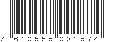 EAN 7610558001874