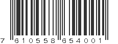 EAN 7610558654001
