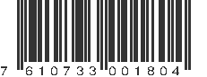 EAN 7610733001804