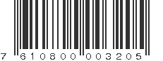 EAN 7610800003205