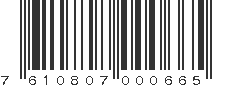 EAN 7610807000665