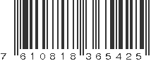 EAN 7610818365425
