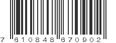 EAN 7610848670902