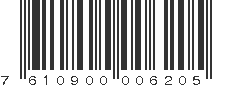 EAN 7610900006205