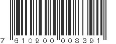 EAN 7610900008391